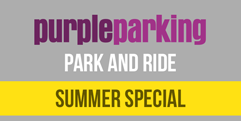 Purple Parking Park & Ride Summer Special logo