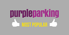 Purple Parking Park & Ride logo
